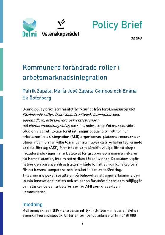 Omslagsbilden på publikationen